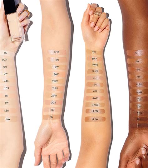 dior forever skin glow foundation 1.5|Dior foundation shade chart.